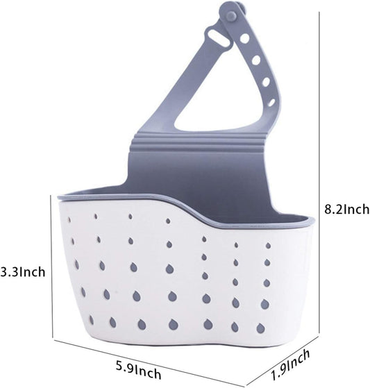 YYaaloa Sink Basket Sink Strainers Basket Kitchen Drain Shelf Sink Storage Holder (style 2- Pink)