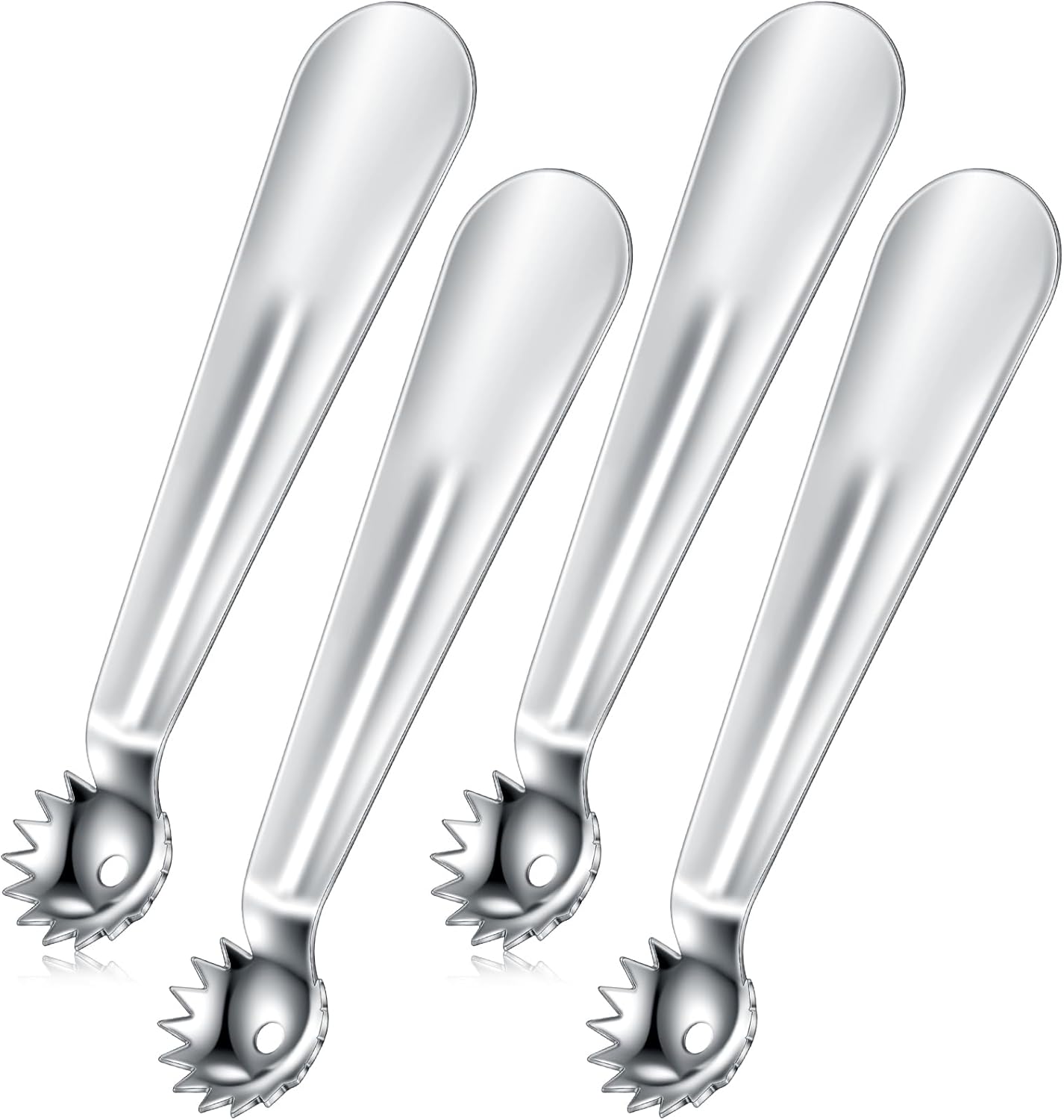 Baderke 2 Pcs Tomato Stem Corer Strawberry Baller Stainless Steel Strawberry Huller Tool Fruit Vegetable Stem Remover