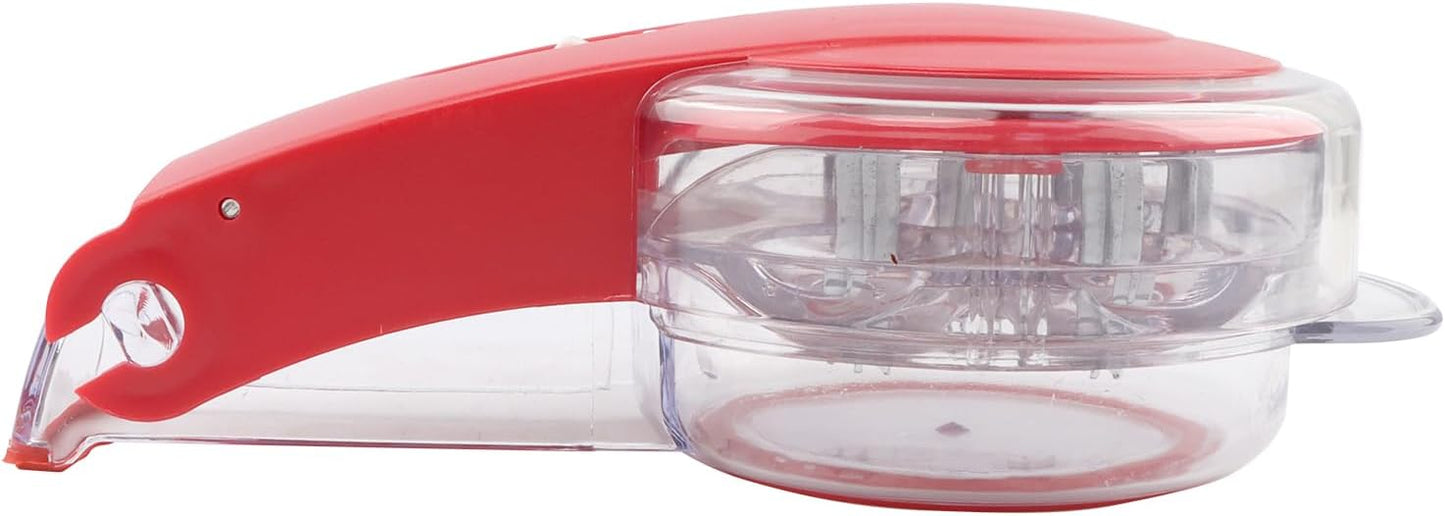 Stainless Steel Cherry Pitter Tool with Lock Design - Anti-Juice Splash Cherry Corer