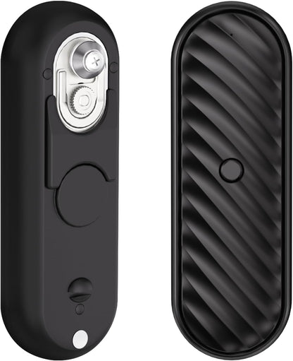 Electric Can Opener-Hands-Free Automatic,USB-C Rechargeable,Smooth Edge Opener for Seniors & Arthritis,120Min Runtime,Wall Mountable (Black)