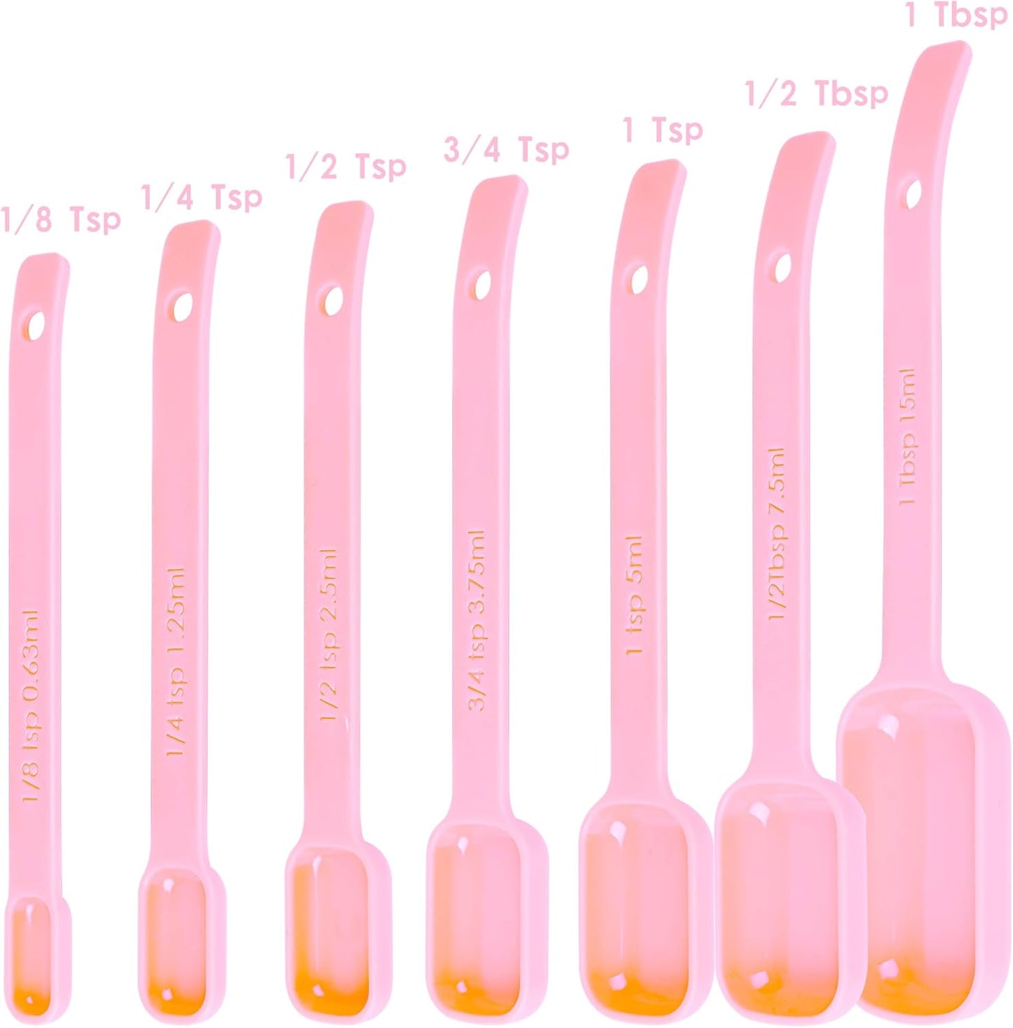 Plastic Measuring Cups and Spoons Set 15, Purple Dry & Liquid 7 Measuring Cups & 7 Measuring Spoons with Leveler, Metric & US Kitchen Measure Cups Spoons for Cooking & Baking