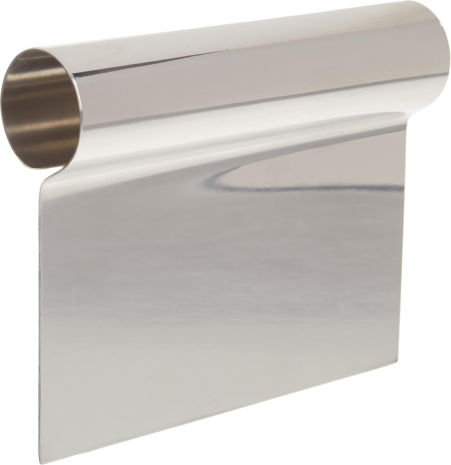 Winco Stainless Steel Dough Scraper with Wood Handle
