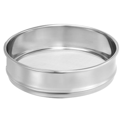 PATIKIL 40 Mesh Lab Sieve, 8" Diameter Test Sieve 304 Stainless Steel Wire Cloth (0.45mm) for Industrial Laboratory - Colors A