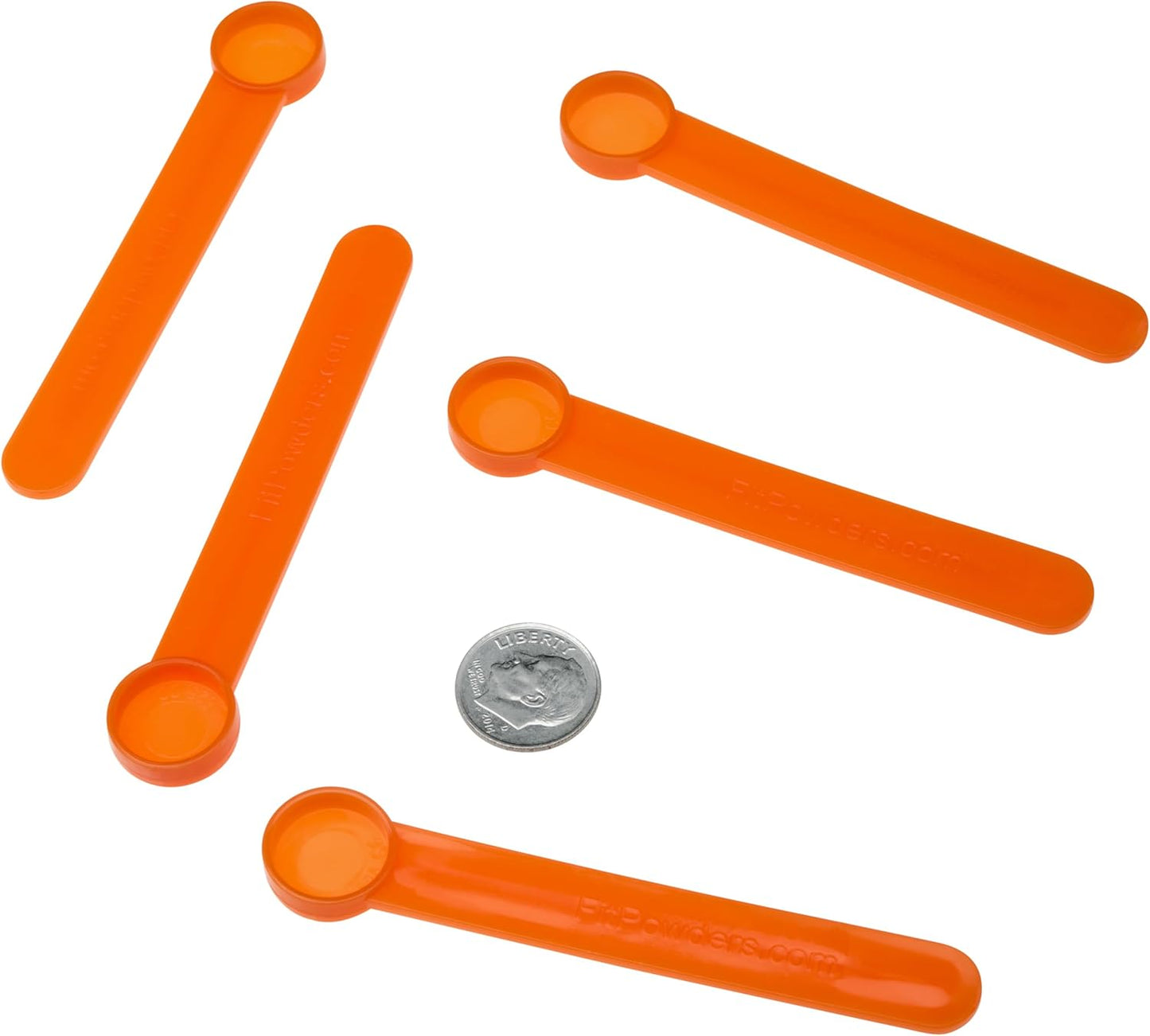 1/8 teaspoon scoop (1/8 teaspoon measuring spoon) plastic | FitPowders (5, Clear)