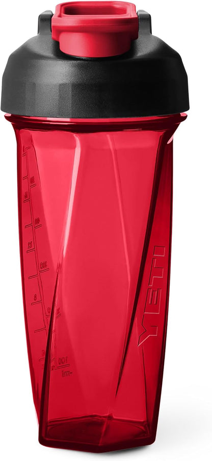 YETI Yonder Helimix Vortex Blender Shaker Bottle Holds up to 20oz | No Blending Ball or Whisk | USA Made | Portable Pre Workout Whey Protein Drink Shaker Cup | Dishwasher Safe, Clear