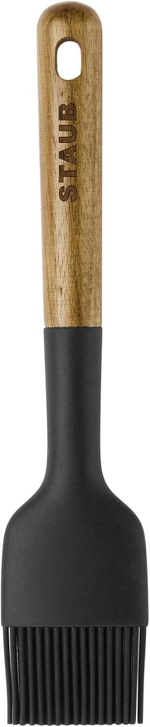 Staub Silicone with Wood Handle Cooking Utensil, Pastry Brush
