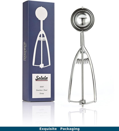Professional 18/8 Stainless Steel Medium Cookie Scoop, Size 40