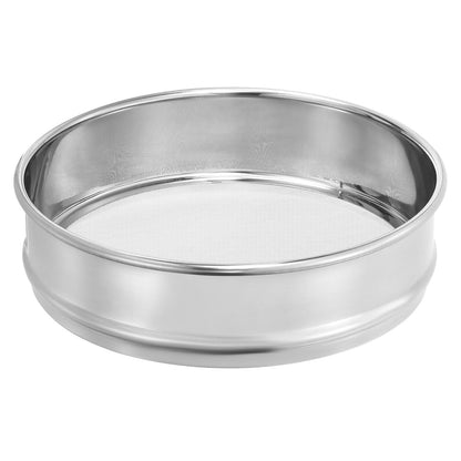 PATIKIL 10 Mesh Lab Sieve, 8" Diameter Test Sieve 304 Stainless Steel Wire Cloth (2mm) for Industrial Laboratory