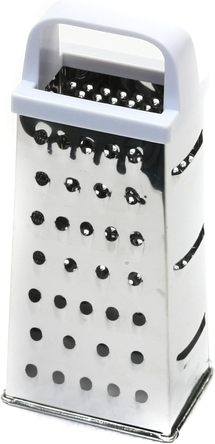 Chef Craft Pyramid Tin-Plated Grater, 6 inch, Stainless Steel