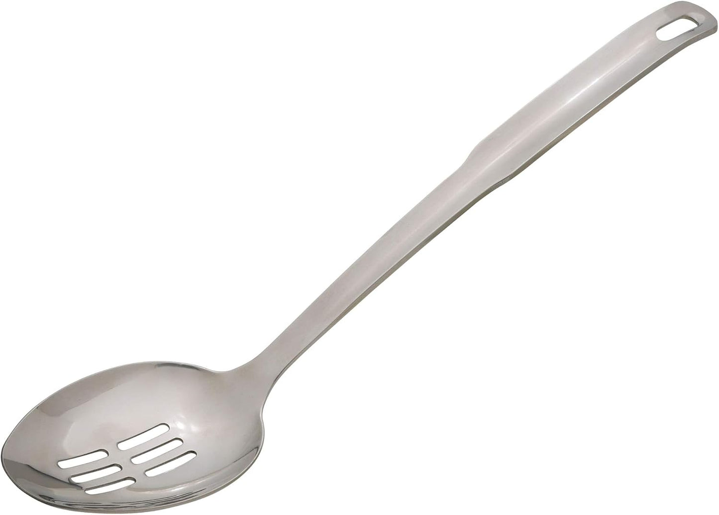 HIC Kitchen Spaghetti Ladle and Pasta Server with Long Handle, 18/8 Stainless Steel, 13-Inch