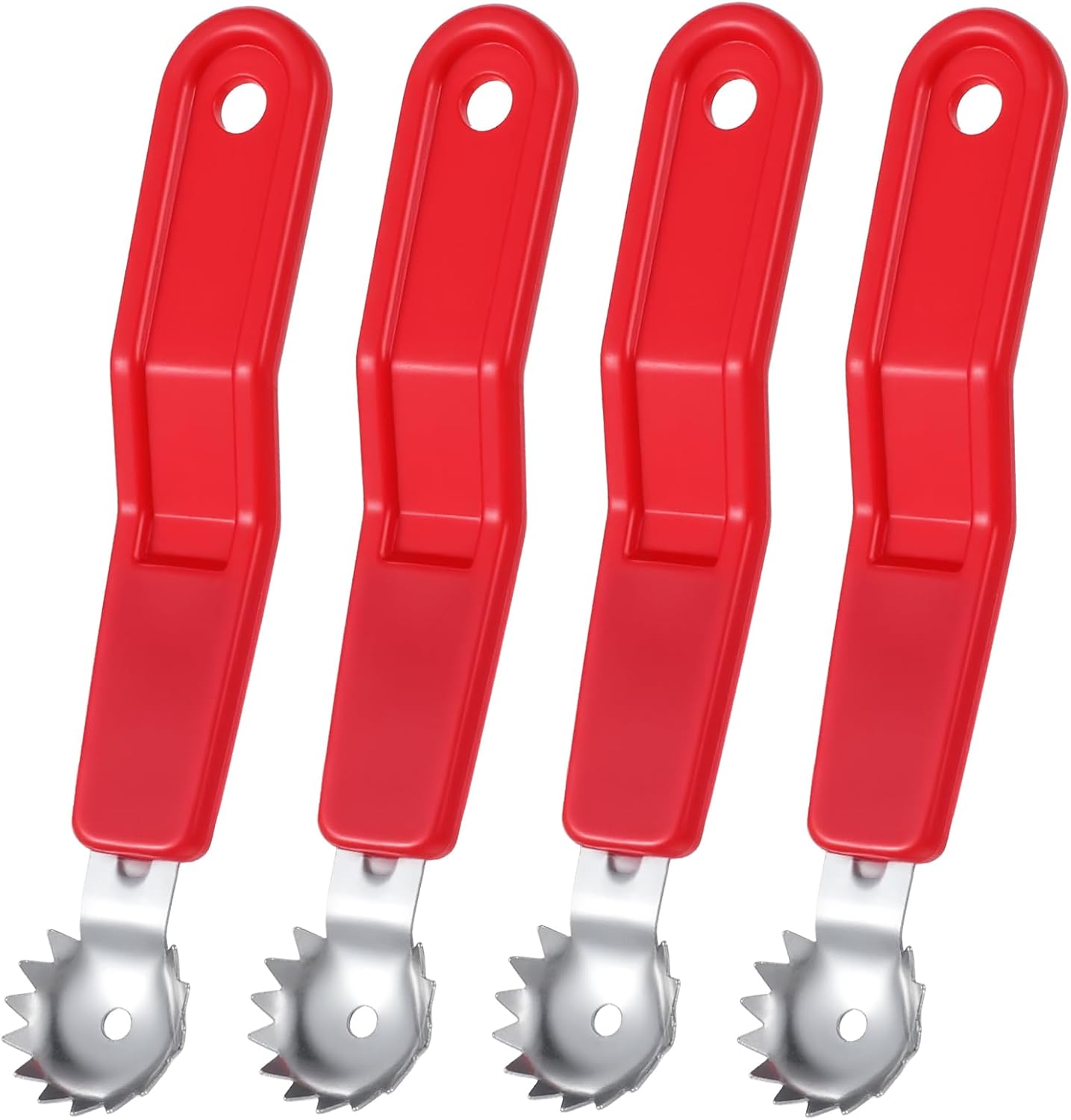 4 Pcs Strawberry Huller, Strawberry Corer Tool, Stainless Steel Strawberrys Stem Remover, Efficient Fruit Corer Tool for Kitchen for Tomato Preparation