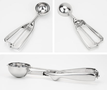 Professional 18/8 Stainless Steel Medium Cookie Scoop, Size 40