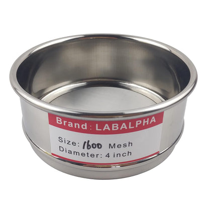 LABALPHA 70 Mesh Lab Sieves, Test Sieve #70 Mesh, 4'' Diameter, 304 Stainless Steel Wire Cloth (0.22mm)