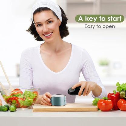 Fast Automatic Can Opener for Seniors, Fits All Can Sizes, Safe Smooth - Edge, Battery - Powered & Hands - Free, Automatic Can Opener Hands FreeI Deal for Seniors with Arthritis, Weak Hands & Kids