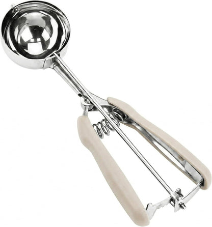 Ice Cream Scoop, 18/8 Stainless Steel Cookie Scoop, Cookie Scoops for Baking, 2 Tbsp/ 30 ml/ 1 oz Cookie Dough Scoop, Ice Cream Scooper with Trigger Release, Cookie Scooper for Baking