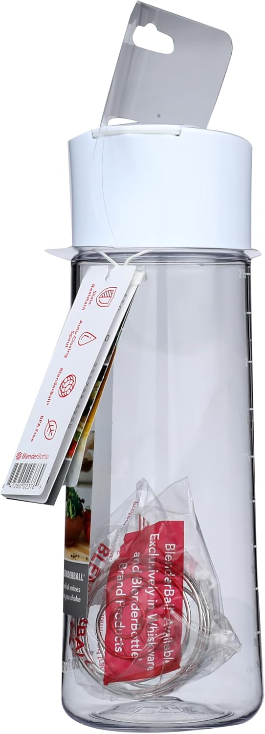 Whiskware Salad Dressing Shaker with BlenderBall Wire Whisk, Tritan