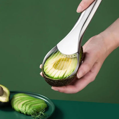 Choxila Avocado Slicer Tool - 2-in-1 Stainless Steel Avocado Cutter Slicer and Avocado Pit Remover