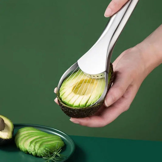 Choxila Avocado Slicer Tool - 2-in-1 Stainless Steel Avocado Cutter Slicer and Avocado Pit Remover