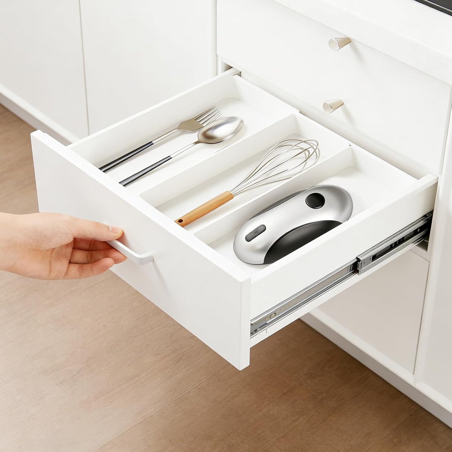 Electric Can Openers in 2026: Automatic Can Opener Electric with Rechargeable. The Can Opener Creates A Smooth Edge, Making It The Best Gift for Seniors And Kids. (White)