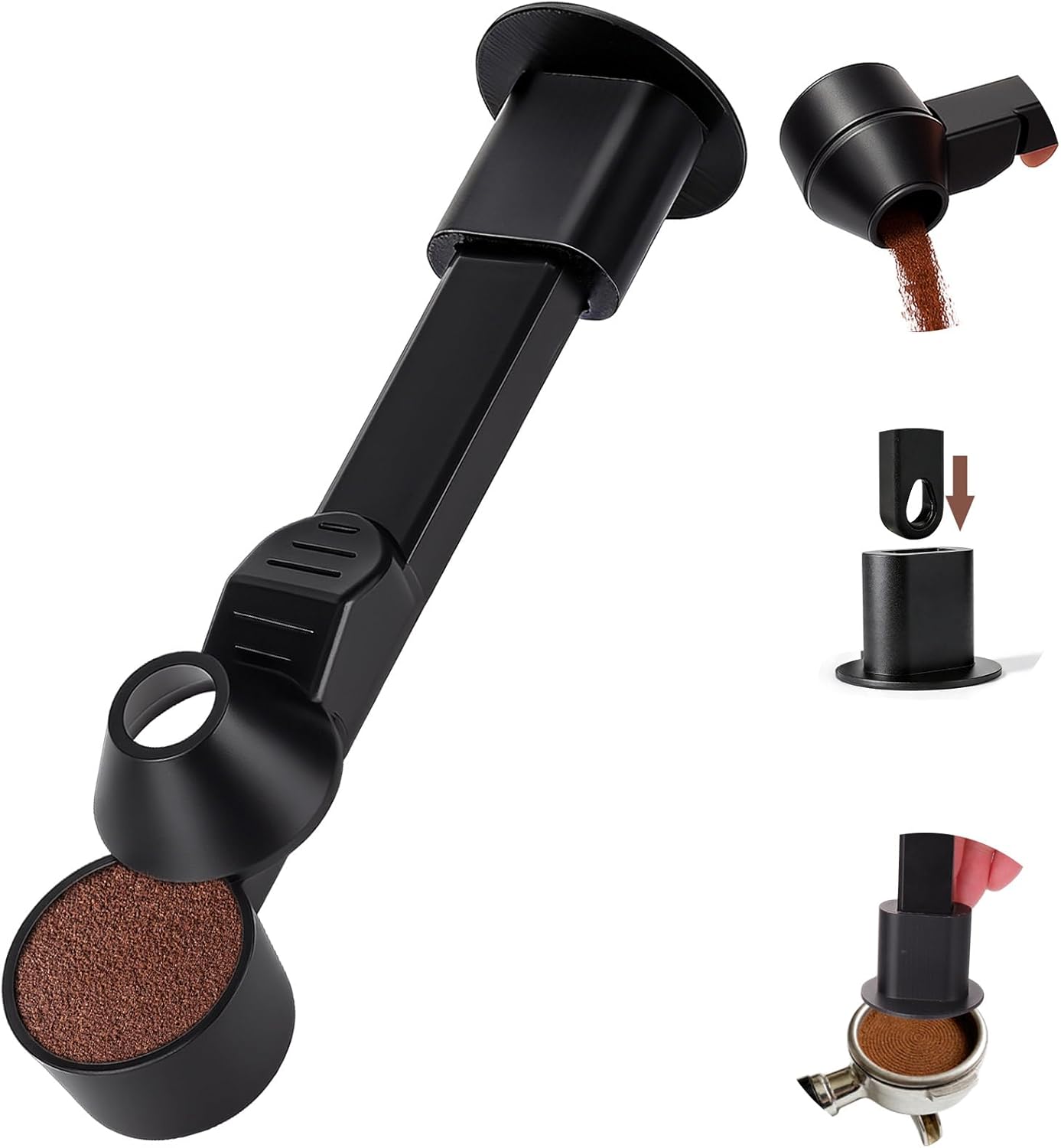 Palksky Coffee Scoop & Funnel for Reusable K Cup Refillable Coffee Pods, 2 Tablespoon Slide Coffee Measuring Funnel Scooper,1PCS