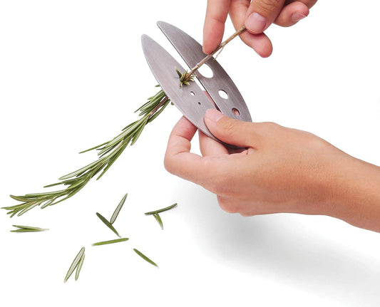 Fox Run Stripper Tool for Herbs and Leafy Greens, Graduated, Stainless Steel