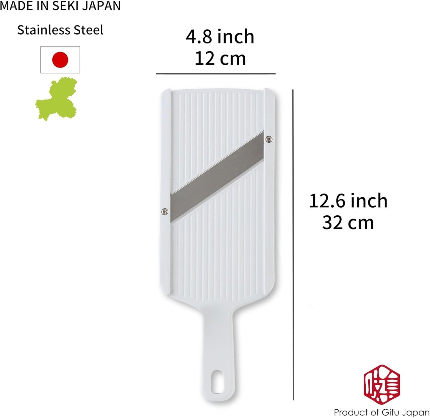 Japanese Mandoline Slicer, Cabbage Shredder, Potato, Vegetable, Onion Slicer with Guard