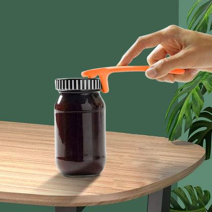 1 Pack Red Jar-key Jar Opener The Original Easy Use by Anyone (Transparent)