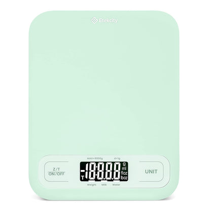 Etekcity Smart Food Kitchen Scale with Nutritional Calculator, Free App with 19 Nutrients Tracking, Calorie, Marco, Digital grams and ounces for weight loss, Premium Stainless Steel, 11lb