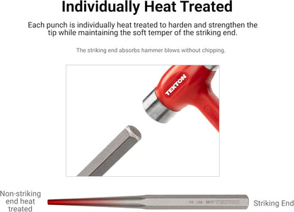 TEKTON 1/8 Inch Roll Pin Punch | 66064 | Made in USA