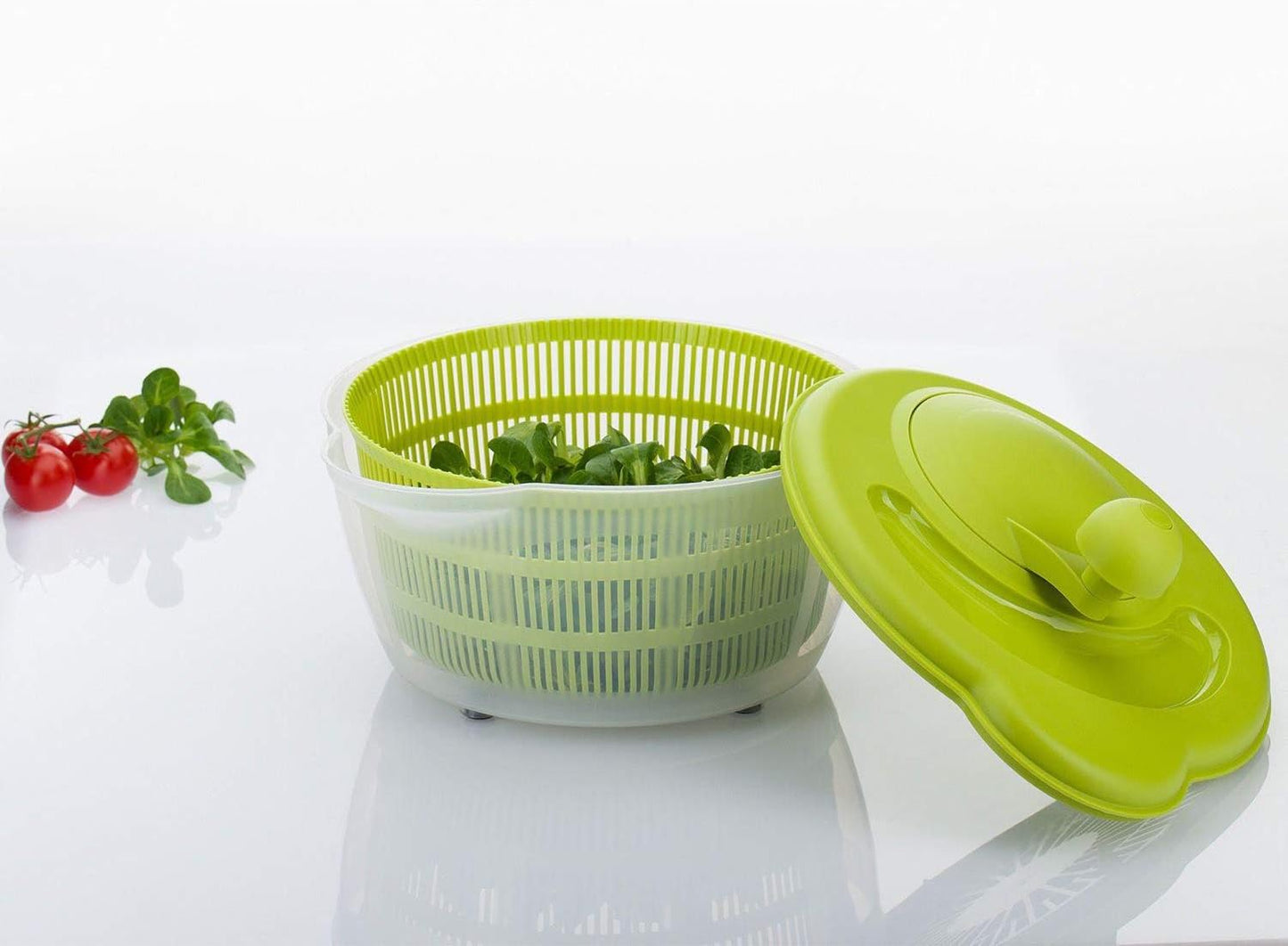 Westmark Germany Vegetable and Salad Spinner with Pouring Spout (Red)