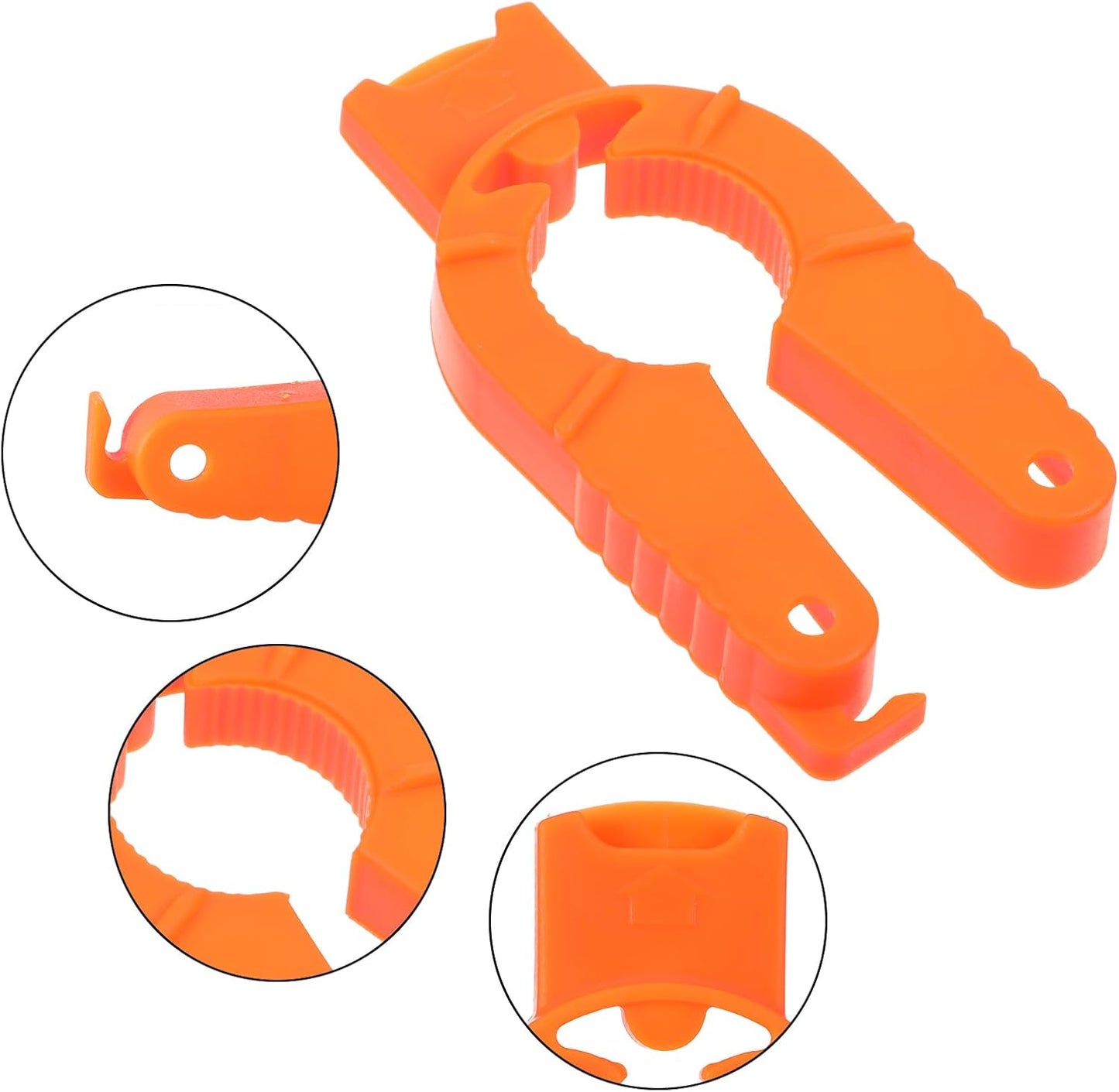 Plastic Bottle Cap Opener,3 Pack Water Bottle Opener,Orange Soda Can Opener,3 in 1 Multi-Purpose Water Bottle Opener for Arthritic Hands,Seniors