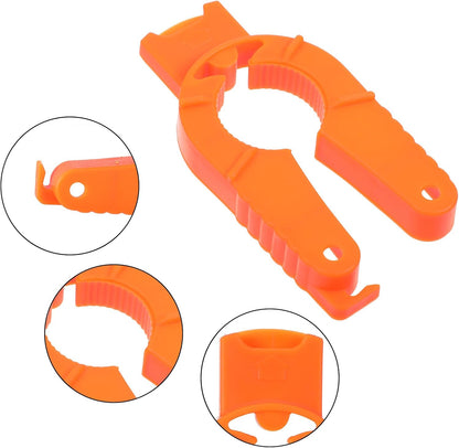 Plastic Bottle Cap Opener,3 Pack Water Bottle Opener,Orange Soda Can Opener,3 in 1 Multi-Purpose Water Bottle Opener for Arthritic Hands,Seniors