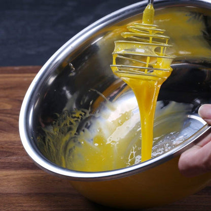 Whisk, Stainless Steel Spring Whisk, Balloon Whisk Egg Beater for Blending, Whisking, Beating, or Stirring