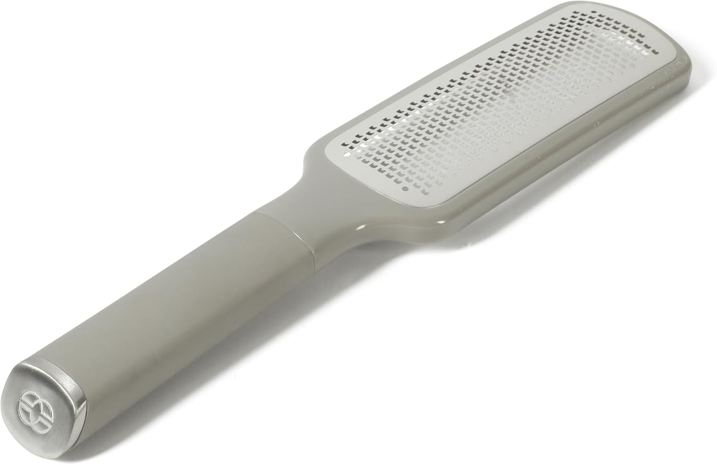 Calphalon Edge 2 Piece Stainless Steel Handheld Cheese Grater and Lemon Zester W/Covers & Rubber Handles - Navy Blue