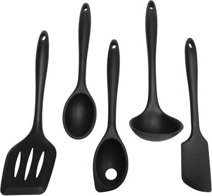 Chef Craft Premium Silicone Cooking Ladle, 11.25 inch, Red