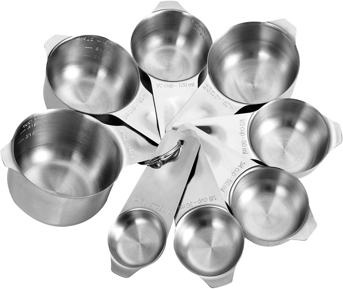 DOTINGHUX Plastic Measuring Spoons 8-Piece,Assorted Colors