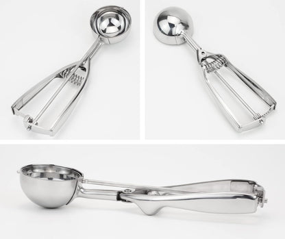 Professional 18/8 Stainless Steel Medium Cookie Scoop, Size 40