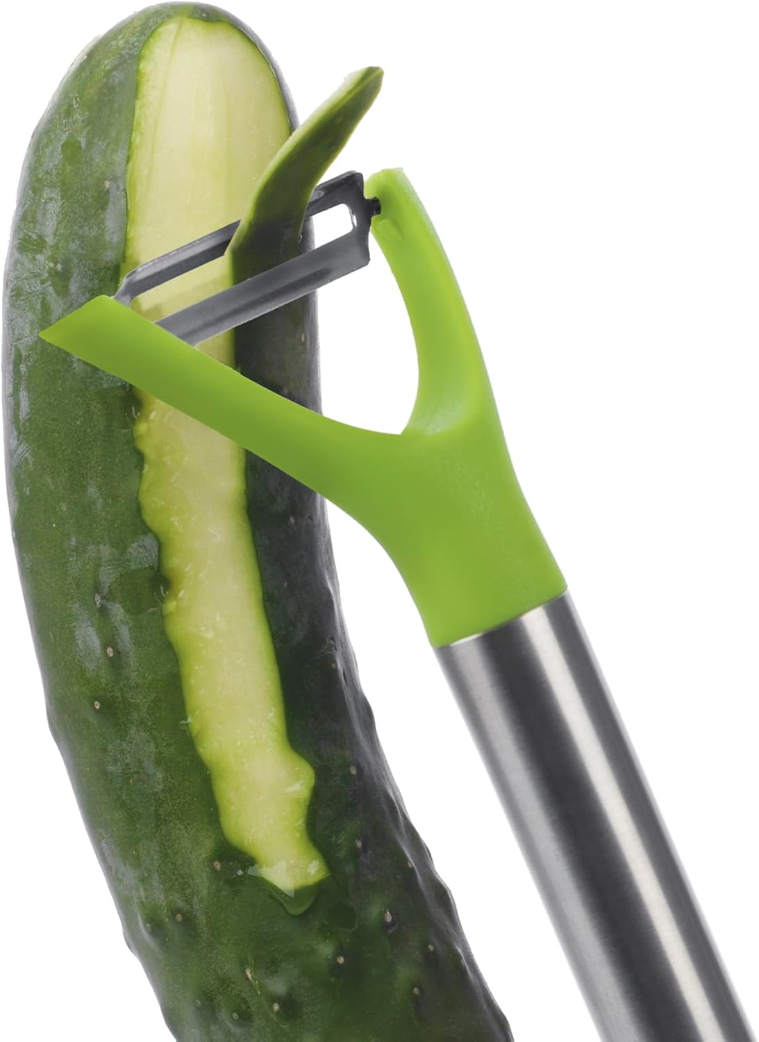Progressive International Orange and Stainless Steel Julienne Peeler