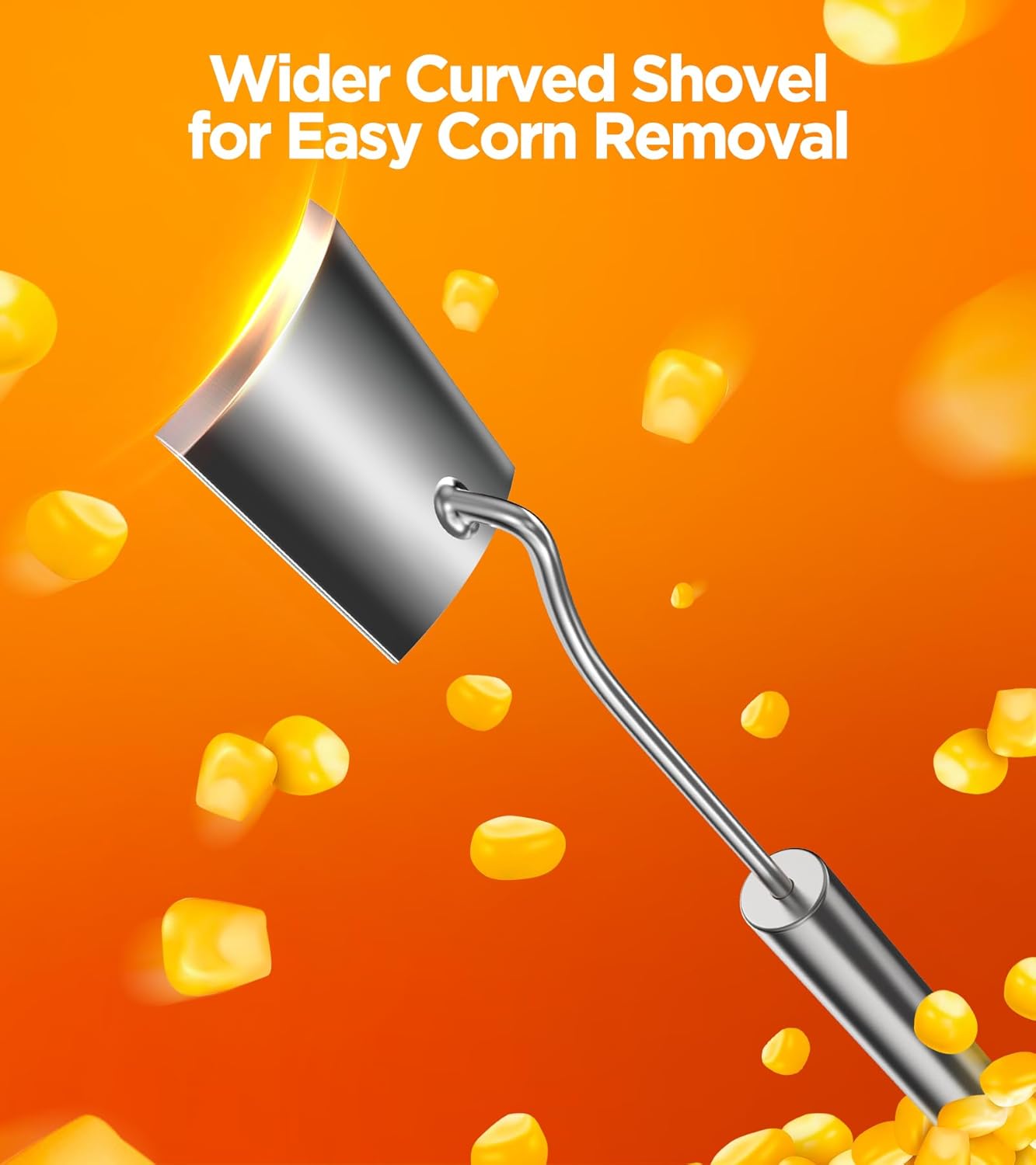Corn Peeler for Corn on the Cob, Stainless Steel Corn Cob Stripper Tool for Stripping off Corn Kernel From Cob