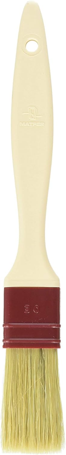 Matfer Bourgeat Natural Pastry Brush, Flat, 1 1/2"