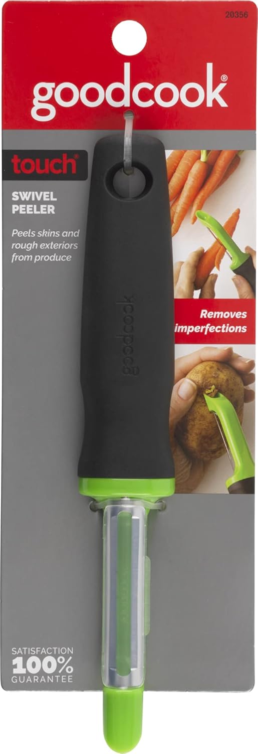 Goodcook Straight Blade Y-Shaped Peeler, Black