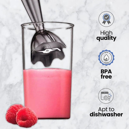 27 oz Measuring Cup for Immersion Blender | BPA Free Plastic Measuring Beaker with Pour Spout, Stable Base & Clear Measurements | Mixing Cup for Smoothies, Soups & Sauces