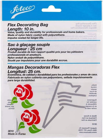 Ateco 3021 Flex Decorating Bag, Coated Nylon, 21-Inch, Reusable