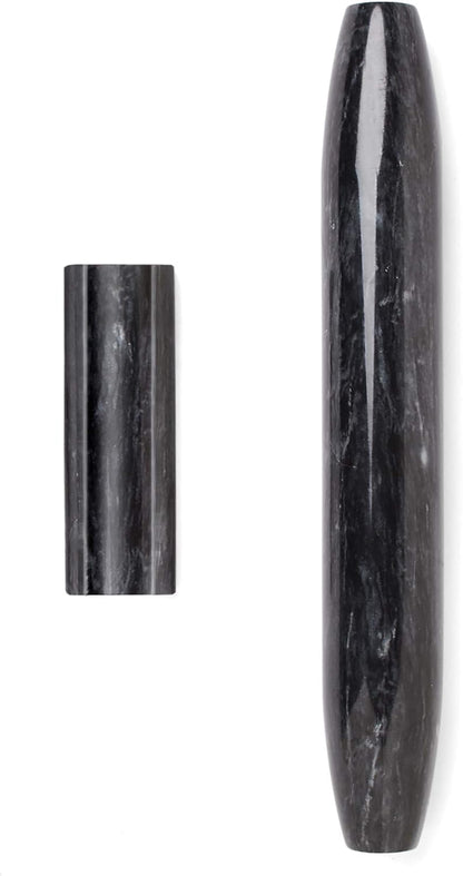 Fox Run French Marble Rolling Pin with Base, White, 3 x 12 x 3 inches