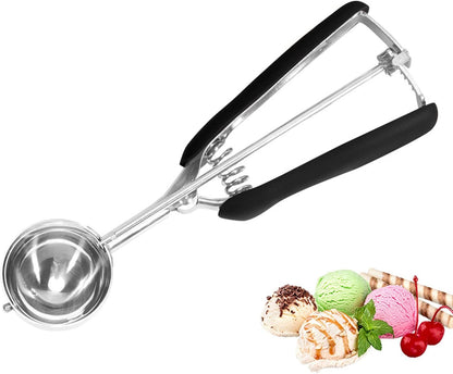 Cookie Scoop, 1 Tbsp Ice Cream Scoop, Cookie Scoops for Baking, Cookie Dough Scoop for Cookie Cupcake Muffin Ice Cream Waffle, Comfortable Grip, Non-Slip