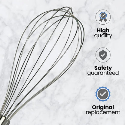 ANAKEL HOME Replacement Whisk Attachment BR64189652 Compatible with Braun Immersion Blender | Stainless Steel Blender Rod, Compatible with Multiquick & Minipimer Models