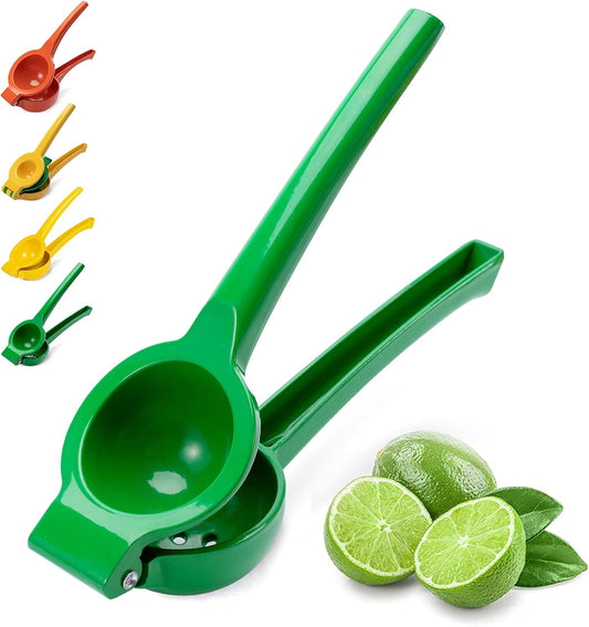 Y-ME Manual Juicer Citrus Lemon Squeezer, Fruit Juicer Lime Press Metal, Professional Hand Juicer Kitchen Tool(Yellow）