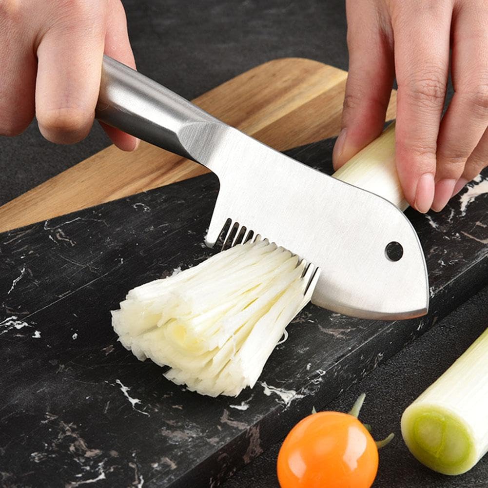 Stainless Steel Multi-purpose Julienne Peeler, Precision Julienne Blade, Vegetable JulienneSlicer, Quick & Easy Kitchen Tool, Comfortable Handle & Hanging Hole, for Fruit, Potatoes, Carrot