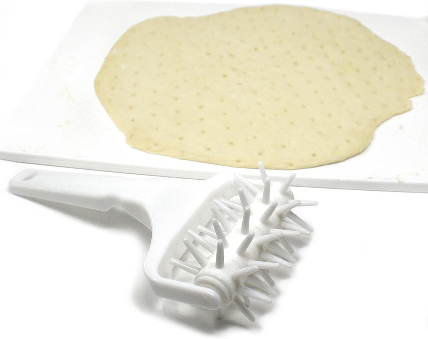Norpro Docker for Pizza Crust or Pastry Dough, White,3241
