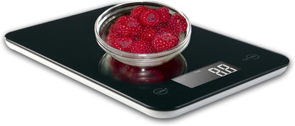 Ozeri Touch Professional Digital Kitchen Scale (12 lbs Edition), Tempered Glass in Elegant Black